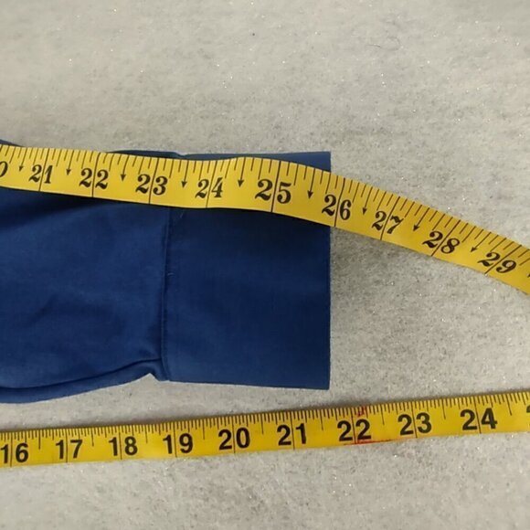 Van Heusen Men's Blue Cotton Blend Button Down Dress Shirt Size 15 (34/35) - Picture 10 of 11